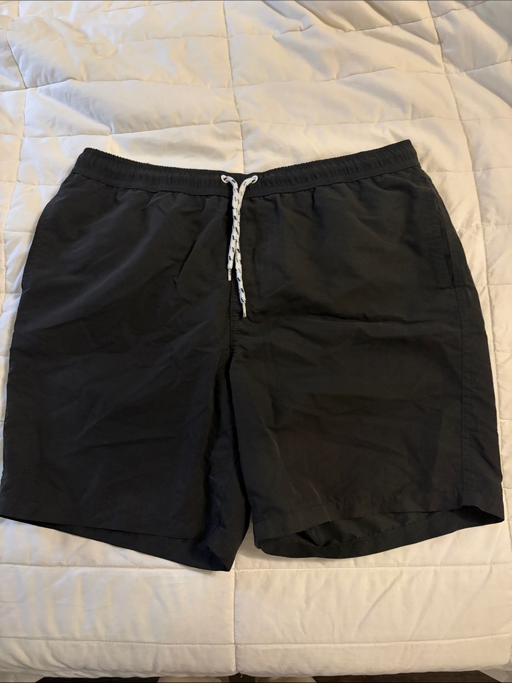 ASOS Classic Black Drawstring Swim/Board Shorts